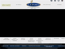 Tablet Screenshot of lafont.com.co